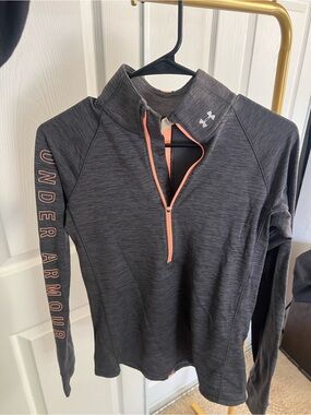 Under Armour Pullover with Orange Trim
